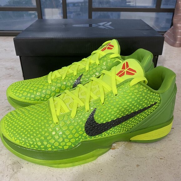 🌈🌈Nike Kobe 6 Grinches Protro Green